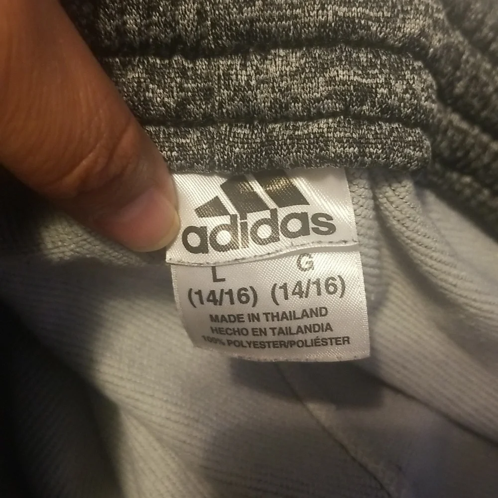Adidas Gray Sweat Pants/Jogger Boys